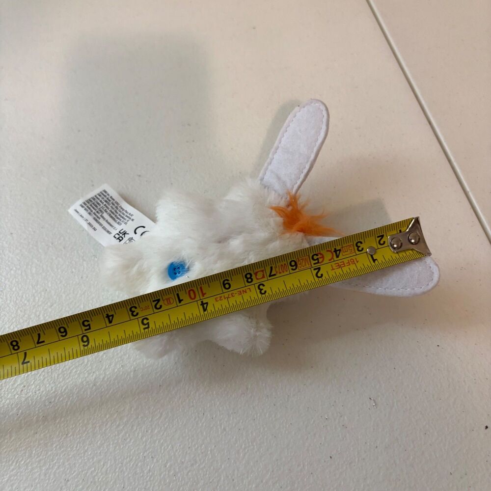 Fuggler Rabid Rabbit Plush Stuffed Toy Mini 5" White Mini Fuggs - Picture 7 of 7